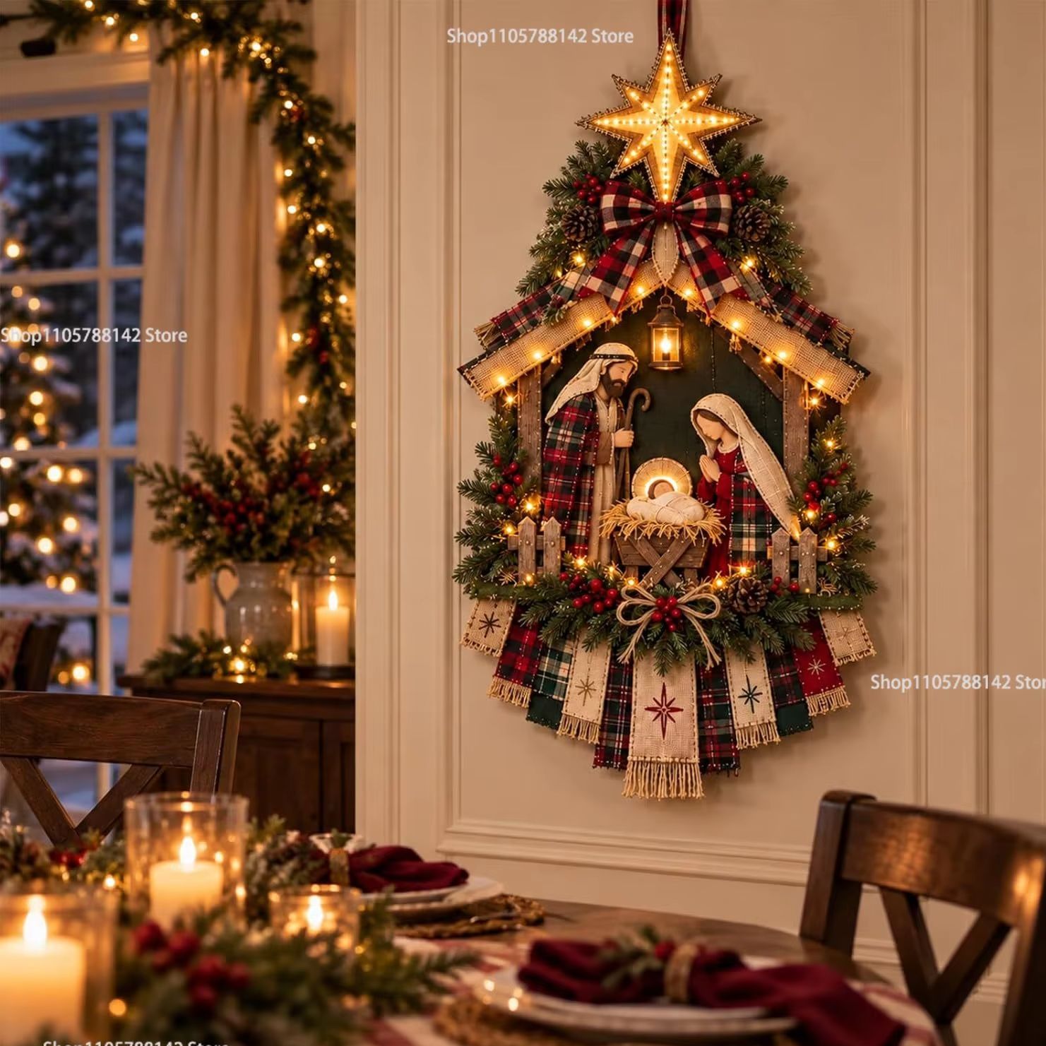Lighting Christmas Decor - Набор для самостоятельного изготовления светящейся рождественской